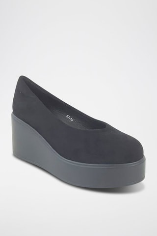 Bailarinas de cuña - Negro