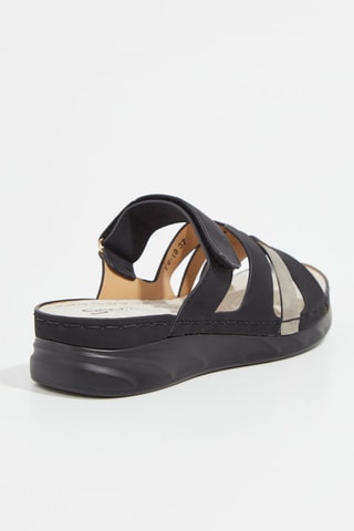 Sandalias de cuña - Negro