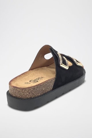Sandalias con plataforma - Negro