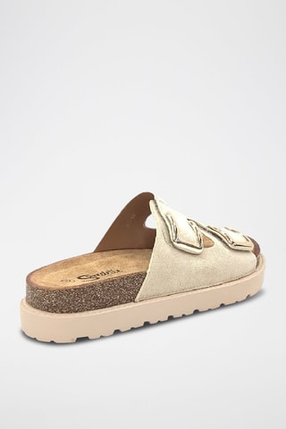 Sandalias con plataforma - Beige
