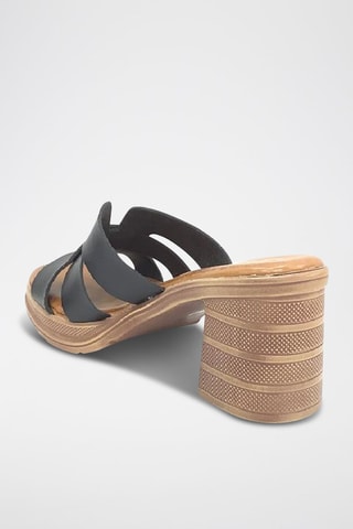 Sandalias de tacón - Negro