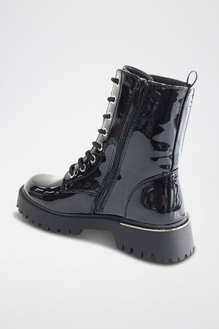 Botines con brillo - Negro