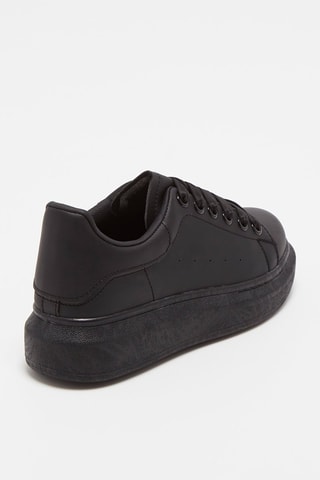 Sneakers con zeppa - Nero
