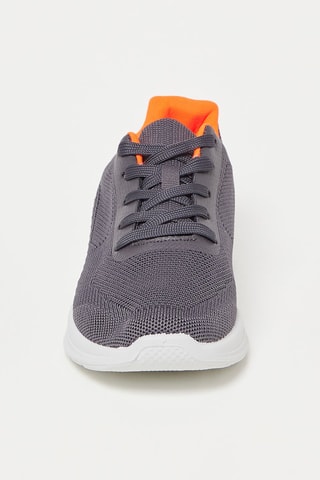 Sneakers - Grigio e arancione