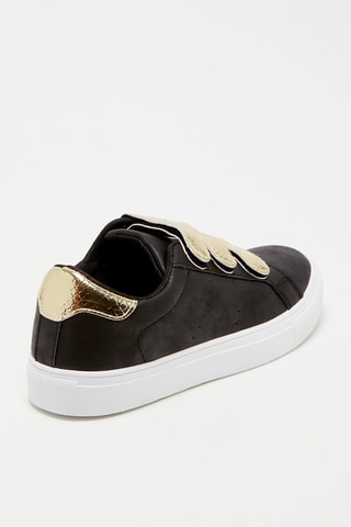 Sneakers - 
Nero e dorato