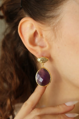 Boucles d’oreilles - Améthystes