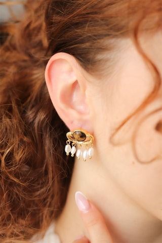 Orecchini - Occhio di tigre