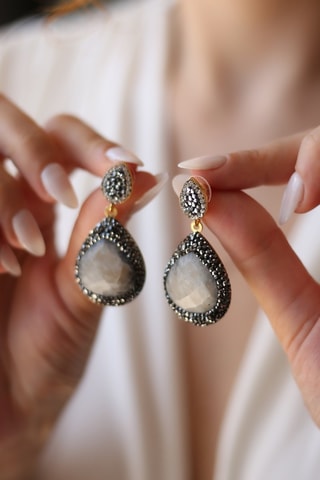 Orecchini - Pietre di luna