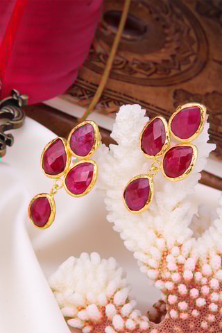 Orecchini laminato oro giallo Agata