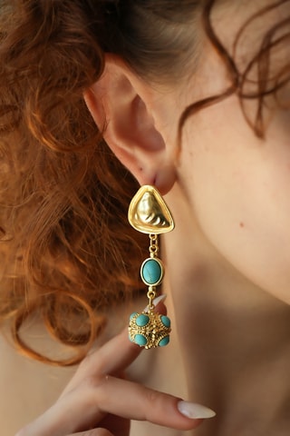 Boucles d'oreilles - Amazonites