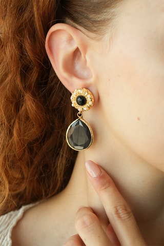 Orecchini - Onice e occhi di gatto