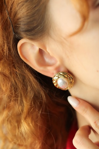 Orecchini - Placcato oro giallo e perle coltivate