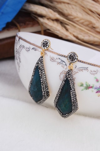 Orecchini - Placcato oro giallo e lapislazzuli