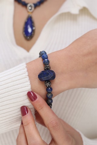 Parure laminato oro giallo Lapislazzuli