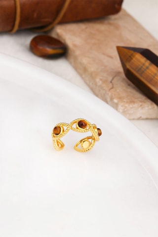 Anello - Occhi di tigre