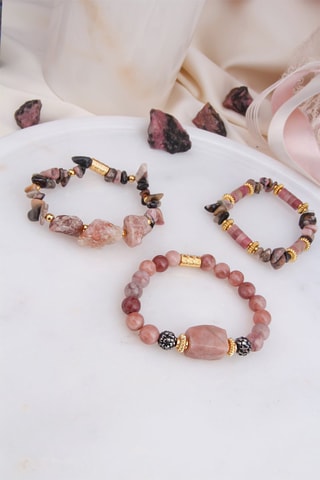 3 bracciali - Pietre di sole 