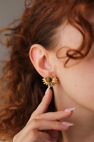 Orecchini - Occhi di tigre