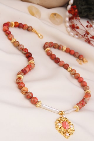 Collana - Placcato oro giallo e varisciti