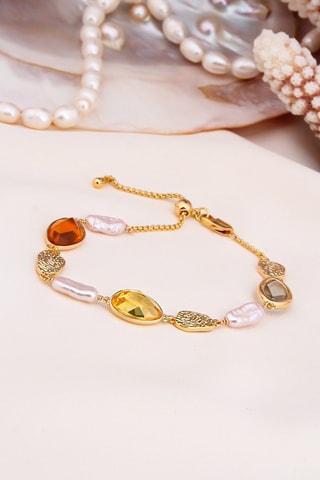 Bracciale - Perle coltivate e zirconi