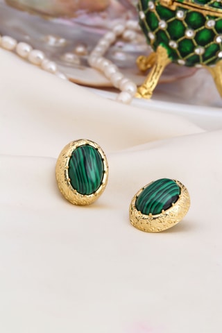 Orecchini - Malachiti
