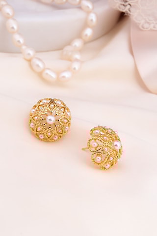 Orecchini - Placcato oro giallo e perle coltivate