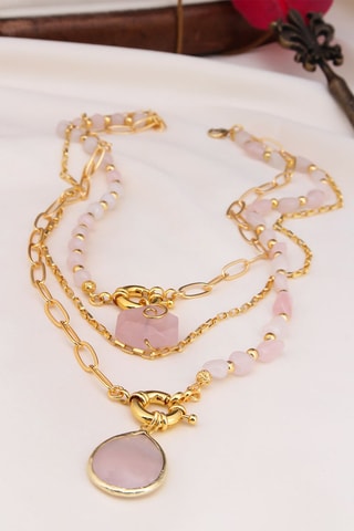 Collana multifilo - Quarzo