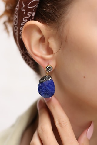 Boucles d'oreilles Lapis-lazulis