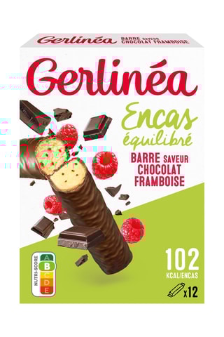 6 x Barres framboise chocolat - 372 g