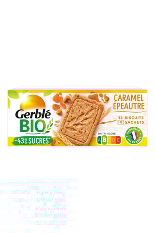 6 x Sablés épeautre caramel bio - 132 g