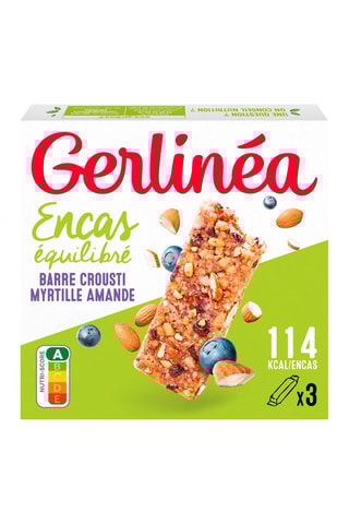 5 x Barres de céréales CROÜSTI myrtilles et amandes - 3 barres