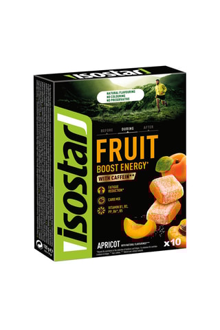 5 x 	Pâtes de fruit Energy Fruit Boost abricot - 100 g et 5 x Pâtes de fruit Energy Fruit Boost fraise - 100 g