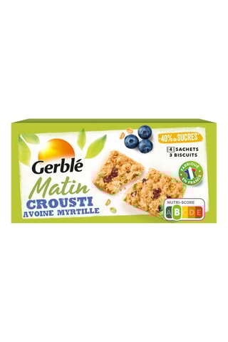 6 x Biscuits crousti myrtilles - 6 x 4 sachets