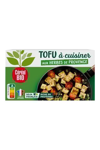 12 x 	Tofu à cuisiner aux herbes bio - Herbes de Provence - 250 g