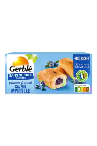 6 x Gâteaux Fourrés Myrtille - 150 g