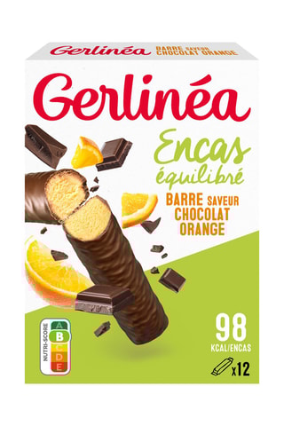 3 x 12 barres hyperprotéinées chocolat orange - 372 g