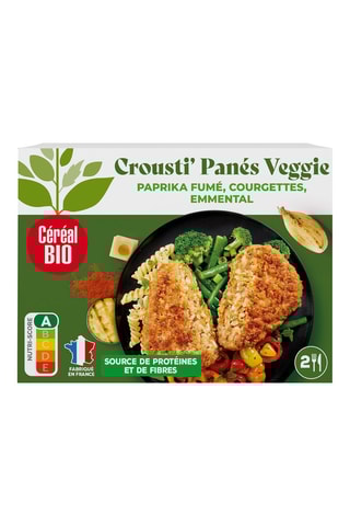 6 x Crousti Panés Veggie Courgette Emmental - 160 g