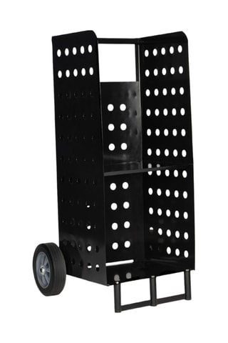 Carrinho para lenha com rodas - 40 x 40 x 100,5 cm