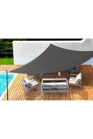 Véu de sombra triangular - 5 x 5 x 5 m