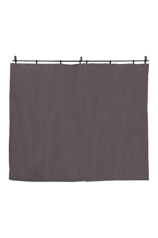 2 cortinas universais pérgula - 290 x 215 cm - 390 x 215 cm