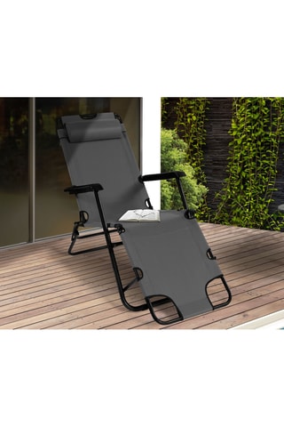 2 cadeirões de jardim - 178 x 61 x 33 cm