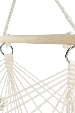 Cama de rede suspensa com almofadas - 90 x 55 x 100 cm