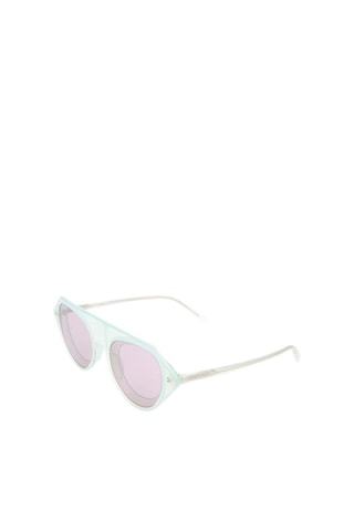 Lunettes de soleil homme Catégorie 1 - Menthe et transparent