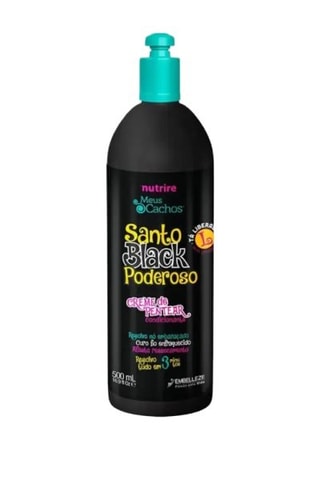 Creme de cuidado Santo Black Poderoso - 500 ml