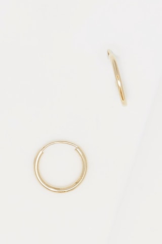 Orecchini a cerchio Simplicité - Oro giallo