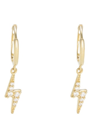 Orecchini a cerchio Eclair - Oro giallo