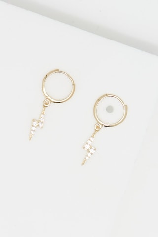 Orecchini a cerchio Eclair - Oro giallo