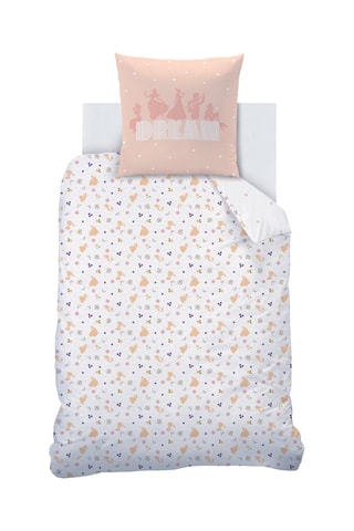 Parure copripiumino Disney Home Princesse - Bianco - 140 x 200 cm