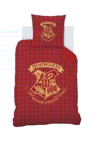 Parure copripiumino Harry Potter in cotone 155 fili/cm² - Rosso