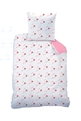 Parure copripiumino Miraculous Ladybug - Rosa e bianco