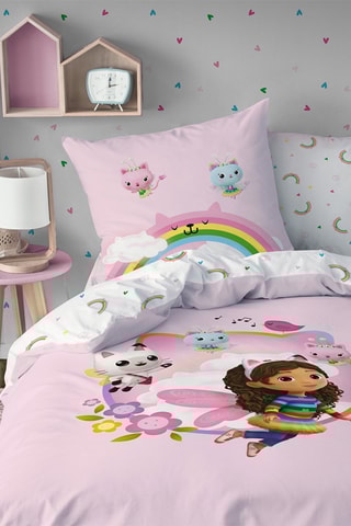 Parure copripiumino La casa delle bambole di Gabby  - Rosa